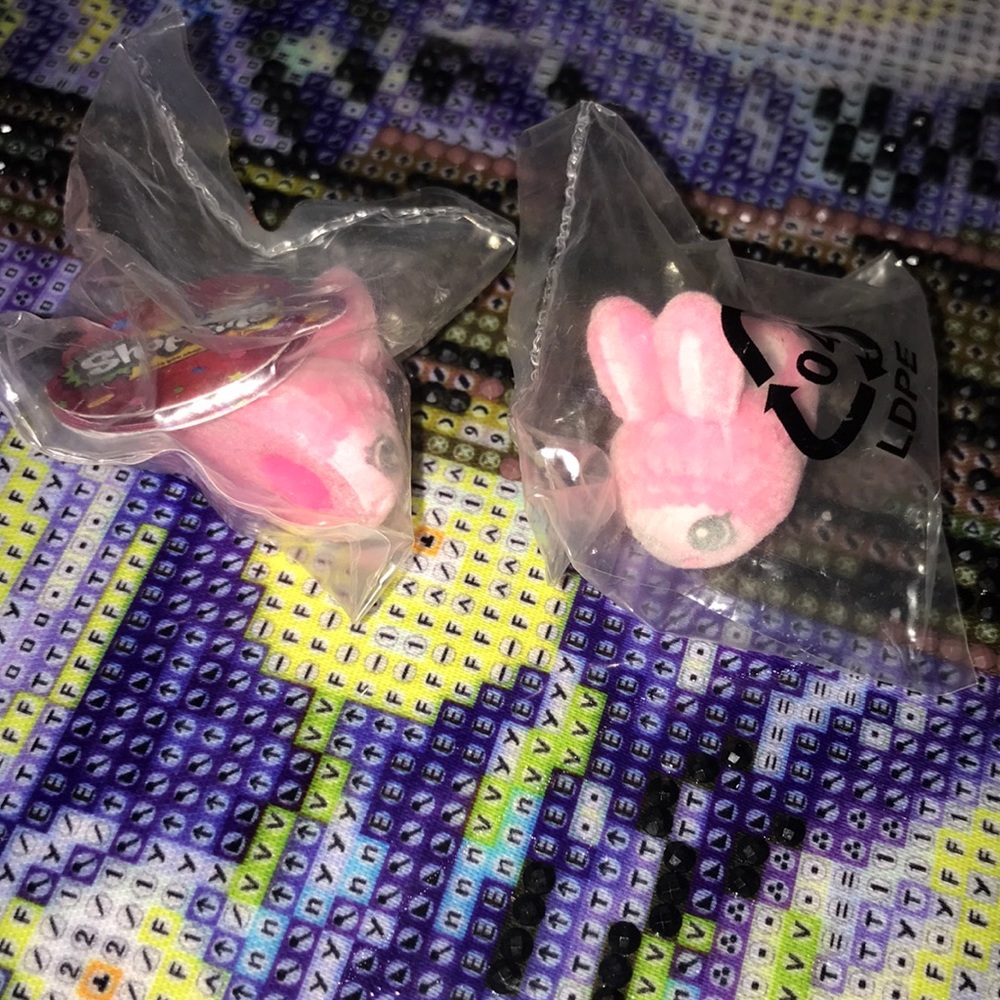 Limited addition Shopkin Bun Bun fuzzy slippers!